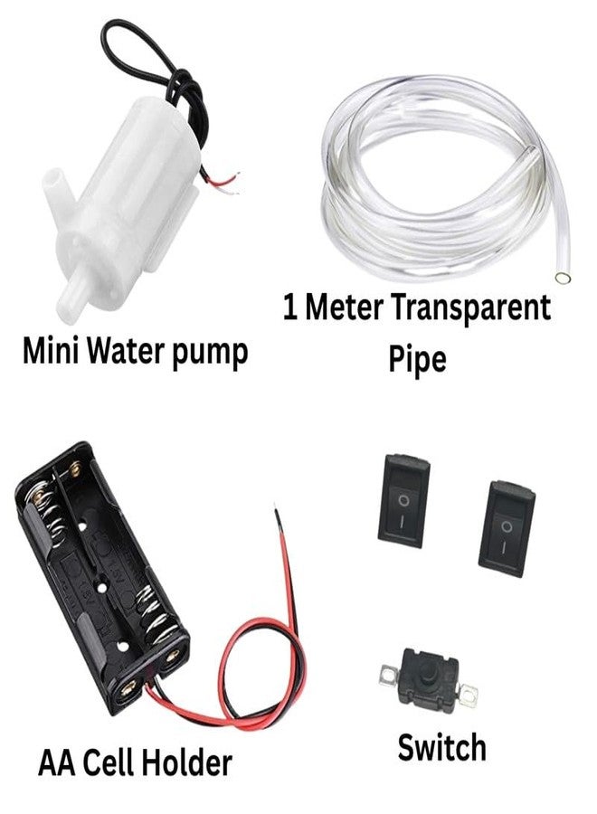 ESPtronics School Kids Science Project Working Model Kit with Mini DC Submersible Water Pump Motor 3V 6V 9V - Image 2